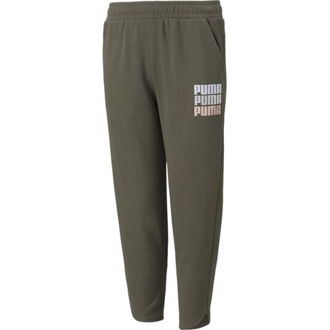 Puma ALPHA 7/8 Mädchen-Jogginghose Khaki 58923744 R 128