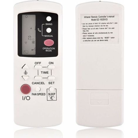 Ersatzfernbedienung GZ-1002B-E3 für Galanz Klimaanlagen Ersatzfernbedienung für Galanz GZ-1002A-E3 und GZ-1002B-E1 Klimaanlagen. (1/4)