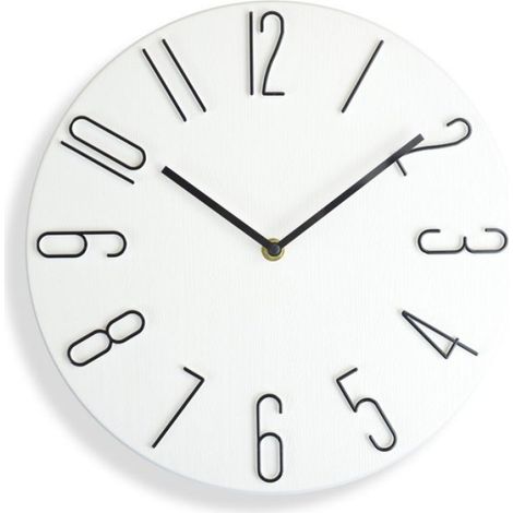 Horloge Murale - Radio Pilotée - Quartz - Calendrier - 30 cm (1/4)