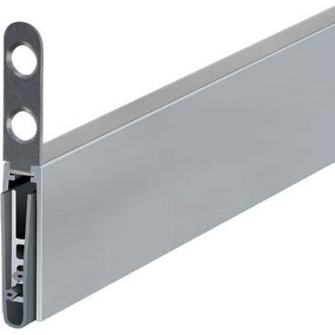 Planet Türdichter US-RD Türbodendichtung automatisch für Drehtüren Länge 960mm Aluminium natur