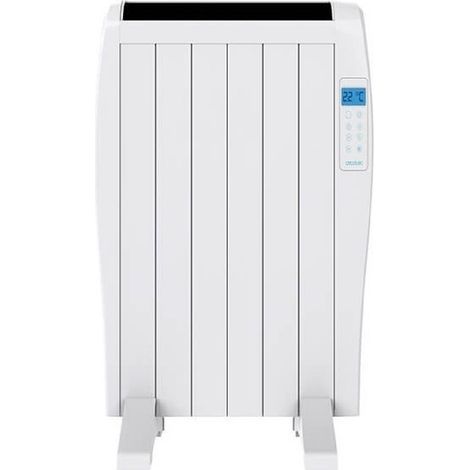 Cecotec Emettitore Termico ReadyWarm 2500 Thermal Black. 12 Elementi e 1800 W, Display LCD, Telecomando a distanza, timer, selezione della temperatura, copertura di 25 m² (6 Moduli, Bianco) (1/5)