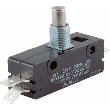 Interrupteur electronique Zf E14-00M Microrupteur E14-00M 250 V/AC 25 A 1 x On/(On) à rappel 1 pc(s) (1/2)