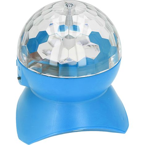 Enceinte Bluetooth Boule disco LED RGB multicolore Mini projecteur de scène portable pour club et karaoké Blue (1/5)