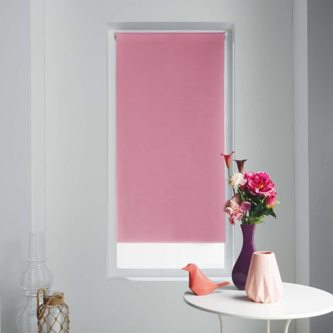 Paris Prix – Store enrouleur occultant 45x180cm rose – Polyester – Occultation efficace de la lumière – Pour intérieur moderne (1/3)