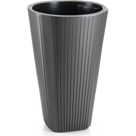 Maceta alta Mora antracita 39xh61 cm (1/5)