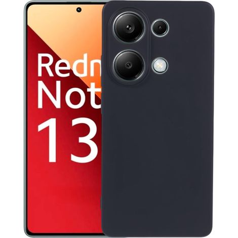 Funda para Xiaomi Redmi Note 13 Pro 4G / Poco M6 Pro 4G, Silicona Lite, Negra (1/5)