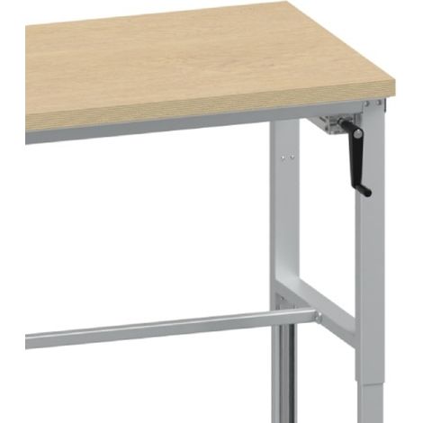 PROVOST - Établi réglable M-Lys avec coffre 3 tiroirs - Plateau Multiplis - L150 x l75 cm