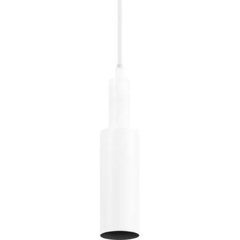 OSRAM Suspension cylindrique sur rail avec culot GU10 en acier blanc, protection IP20, pour cuisine et salon (1/4)