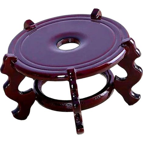 Support en bois pour pot de fleurs ornement dcoratif pour la maison (1/5)