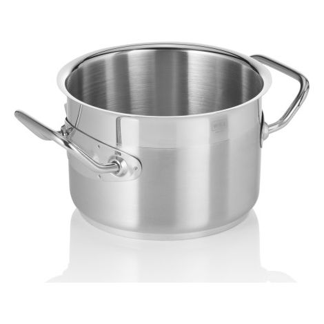 Faitout version haute COOKWARE 21 Ø 16 cm H 11,5 cm 2 ltr inox 18/10 - Was Germany (1/2)