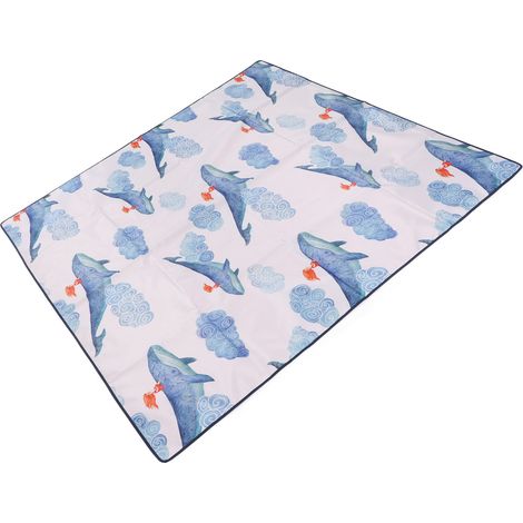 Splat Mat Multifunktionale, wasserdichte und rutschfeste Spielmatte mit niedlichem Muster für Babys, geeignet für Wohnzimmer, Camping, Höfe und Gärten (1/5)