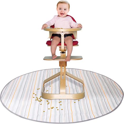 Alfombrilla redonda para silla de comer, diámetro 120 cm, Prince Lionheart (1/5)