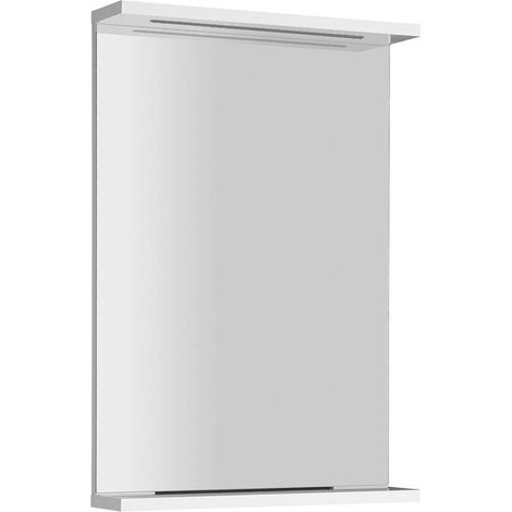 Aqualine Korin - Specchio con illuminazione LED, 40x70 cm, bianco KO345S