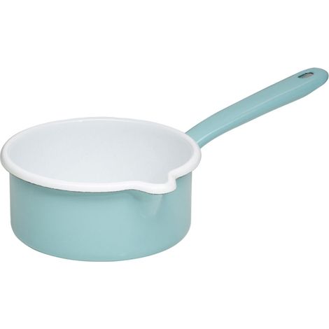 Riess Casserole à manche en émail 14 cm 0,75 litre