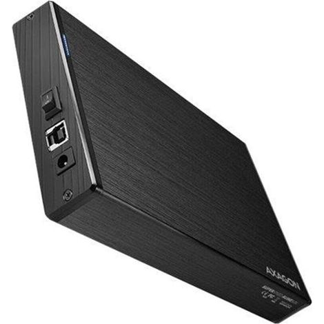 Axagon EE35-XA3 Caja externa de 3,5", USB 3.0, SATA II, aluminio, negro (1/5)