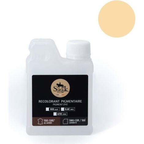 Pittura Pelle/Similpelle (250ml, 8-BEIGE CHIARO) - SOFOLK - Manutenzione per Sedile e Volante di Auto, Divano, Scarpe (1/4)