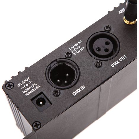 Contrôleur DMX 2.4 sans fil 512G, émetteur-récepteur, affichage LCD, puissance réglable, répéteur d'éclairage (1/5)