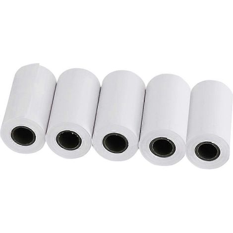 Stück selbstklebende Etiketten, Mehrzweck-Thermoetiketten aus Papier, Thermorollen-Kernetiketten, Fotopapier, für Büro, Geschäft, Lager (1/2)