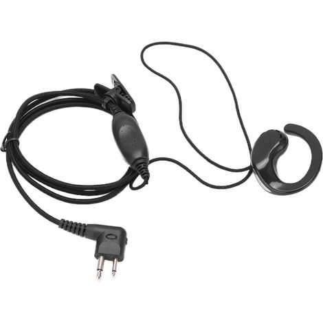 Schwarzes Walkie-Talkie-Headset-System mit integriertem Akustiksystem, für Hotels und Lagerhallen, kompatibel mit den Modellen Motorola Spirit SV10 und SV11. (1/5)