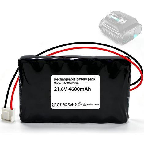 Batterie de Remplacement 21,6 V 4 600 mAh pour Robot de Piscine C1