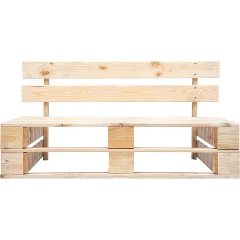 Maison Exclusive - Panca da Giardino su Pallet in Legno (1/5)