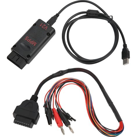 Outil de reprogrammation de calculateur moteur 12-24 V ABS, scanner à câble triconducteur haute précision pour le diagnostic de véhicules (1/5)
