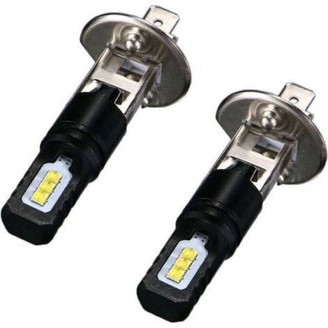 Kit fari antiappannamento 2x H1 6000k bianco super luminoso 80W (1/5)