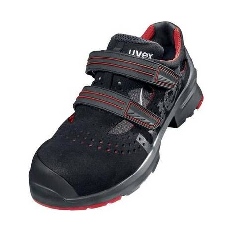 uvex 1 8536242 antistatique (ESD) Sandales de sécurité S1P Pointure (EU): 42 rouge/noir 1 paire(s) (1/3)