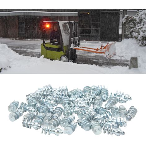 Cinquante crampons antidérapants universels pour pneus de voiture, camion, chariot élévateur et moto (50 pièces par paquet) (JX190) (1/5)