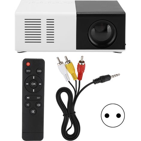 Projecteur Mini LED 1080P avec Écran LCD 2 Pouces, Ports USB/HDMI et Ventilation, 110-240V (1/5)