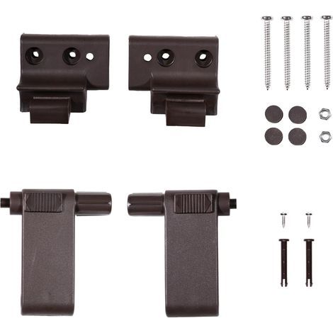 Kit de remplacement de poignée de fenêtre, levier et console, barre marron, pièces de rechange pour toit ouvrant, compatible avec les fenêtres Atelier 1988-1992, AF 86`/BA (1/5)