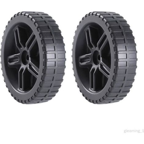 Roues de gril anti-poussière pour Barbecue, 2 pièces, arbre à trou de 1cm, résistantes à l\\\'usure (1/4)