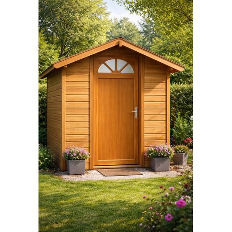 Porta di servizio in legno con vetrata Pixos, H,200xl,80 lato pannello P. sinistra GD MENUISERIES