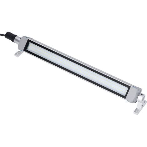 Lampe LED étanche IP68 antidéflagrante pour éclairage industriel CNC, 10W 24V, tube robuste