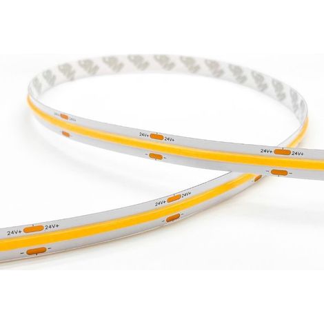 Ruban LED COB 15M 24V IP20 504LED/m 5.8W/m 10mm - Blanc Neutre 4000K - 5500K - SILAMP
