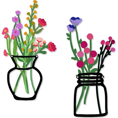 Lot de 2 décorations murales en métal en forme de fleur, style rustique, ferme, pour salle de bain ou salle à manger, cadeau minimaliste pour une pendaison de crémaillère (1/5)