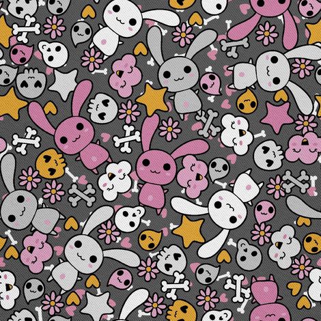 Tela decorativa Oxford para exteriores - Conejo, motivo de hadas - kawaii (1/5)