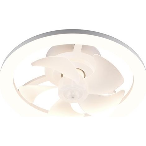 Plafonnier ventilateur pajala led 22w 2600lm cct 2700 6500k blanc 40cm ip20 - trio