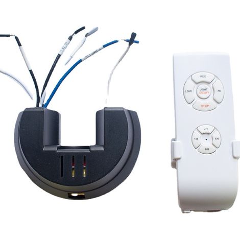 Kit de télécommande universelle de remplacement pour ventilateur de plafond, 3 vitesses et minuterie (1/2)