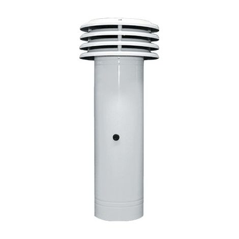 ESALATORE FUMI LAMIERA VERN BIANCA CM 11