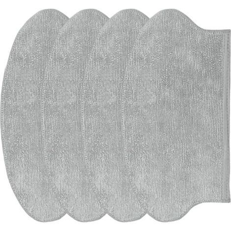 Kit de lingettes de rechange lavables et réutilisables pour aspirateur robot EUREKA NER600, lot de 4 ou 10 (lot de 4) (1/4)