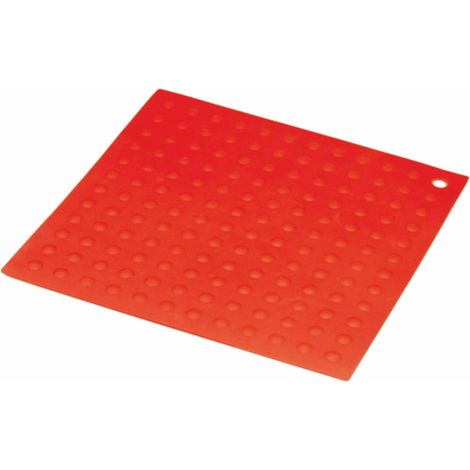 Torchon en Silicone Rouge 17,6 x 17,6 cm - Pujadas