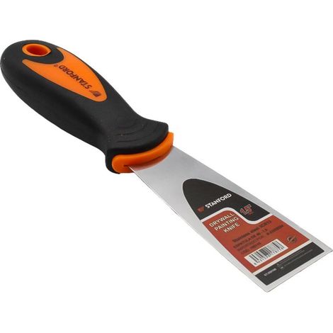 STANFORD espatula acero cromada 40mm m/ plastico , Espátula de acero 40 mm Mango de plástico Stanford. - Espátula de 40 mm (1,5 pulgadas) diseñada para trabajos de bricolaje, pintu (1/3)