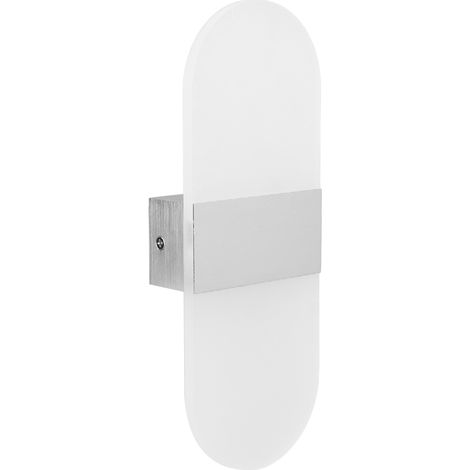 LED-Wandleuchte aus Acryl, 360° drehbar, 6 W, warmweiß, moderne Wandleuchte für Flur, Schlafzimmer, Restaurant, 90–265 V, Weiß (1/5)