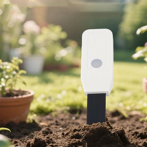 Digitales Pflanzenfeuchtigkeitsmessgerät, digitales Bodenanalysegerät, Echtzeit Feuchtigkeits und Temperatursensoren für Gartenbau und Landwirtsc (1/5)
