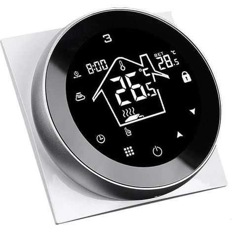 Smart Thermostats WiFi for Water Underfloor Heating 3A Alexa/Google Assistant Compatible, Room Thermostat Programmable, Floor Heating Water Smart Life/Tuya App Control-Water Heating (1/5)