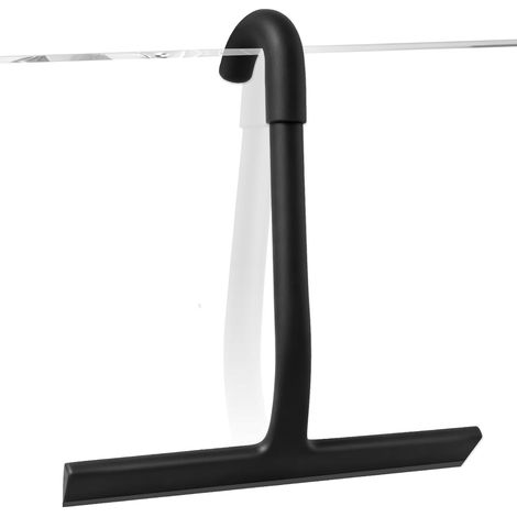 Duschabzieher, Duschfensterabzieher mit integriertem Haken  Silikonlippe für Duschkabinen, Fenster, Fliesen, Autofenster (1/5)