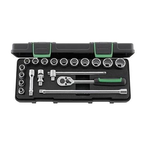 Set di chiavi a bussola 45/14/5i 19 pezzi, 3/8 di pollice, da 8 a 22 mm, Z.30, 12 pezzi (1/2)