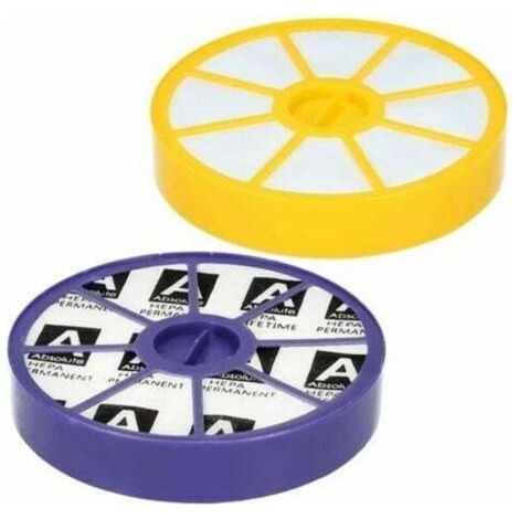 2-teiliges HEPA-Anti-Allergie-Filterset für Vor- und Nachmotor-Staubsauger Dyson DC05 DC08 (1/3)