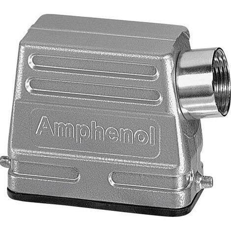 Amphenol C146 10G010 500 4 boîtier de tulle bas profil, sortie de câble latérale 1 pièce D24365 (1/2)